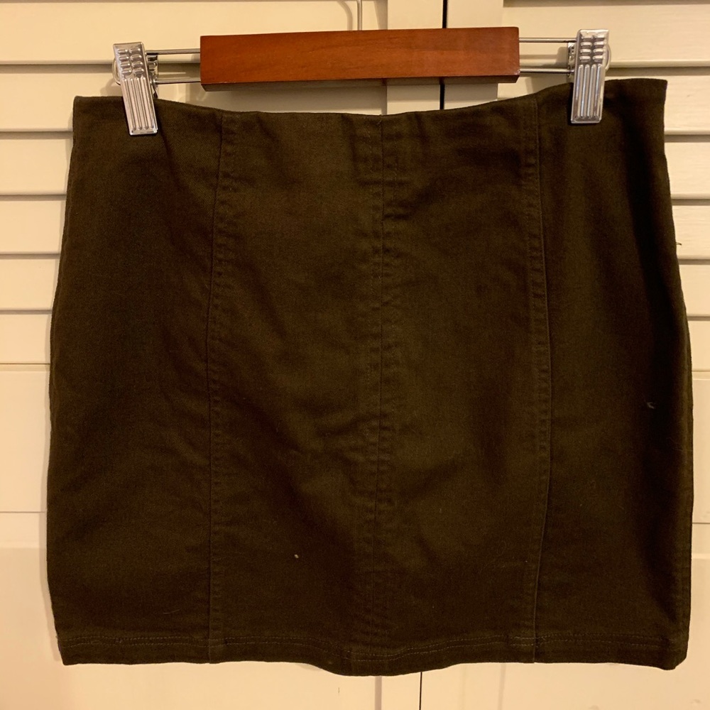 Dark green skirt